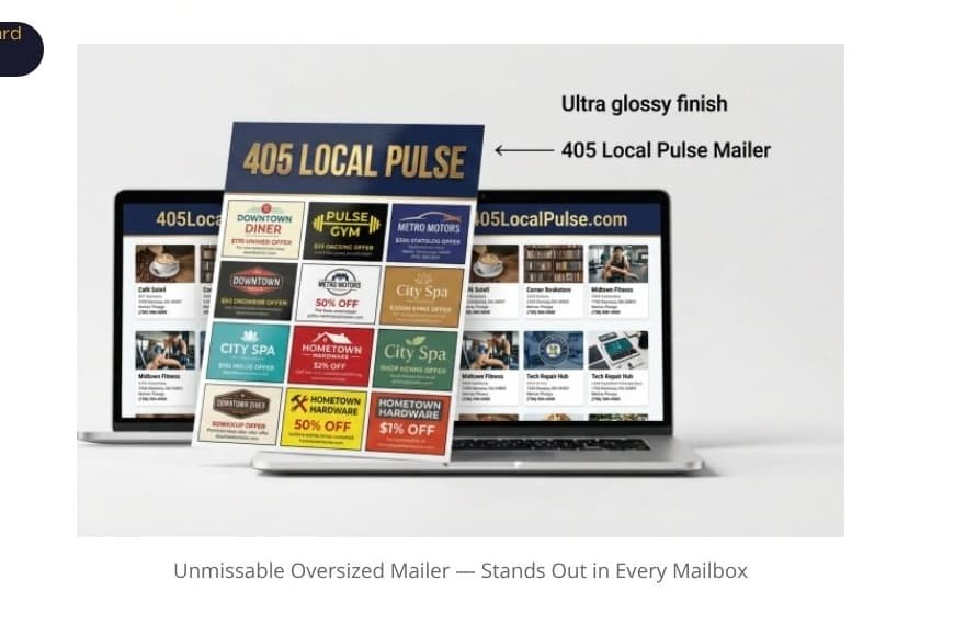 405 local pulse Giant Postcard